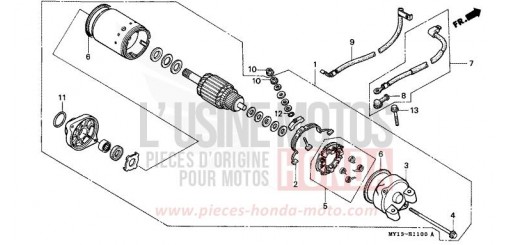STARTING MOTOR XRV750S de 1995
